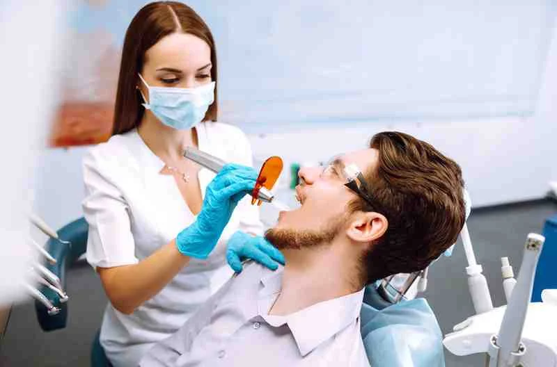 Regular tooth cleaning